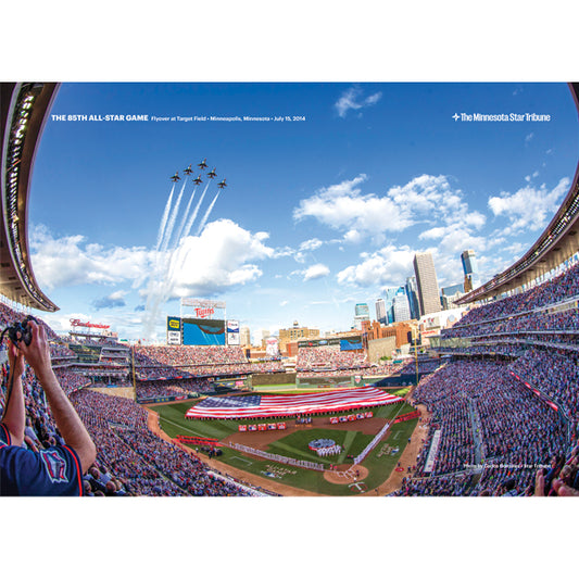 Jets over Target Field Jigsaw Puzzle (500 pieces)