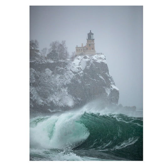 Waves at Split Rock Lighthouse