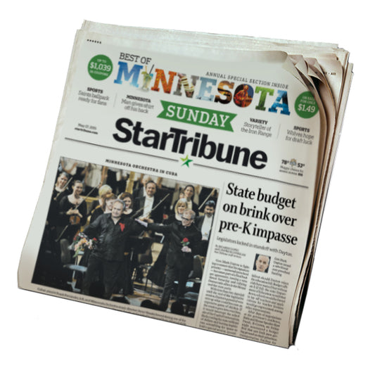 Star Tribune Back Copies, Up to 30 Days Back
