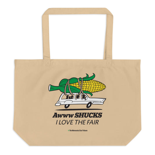 Awww Shucks Large Tote Bag