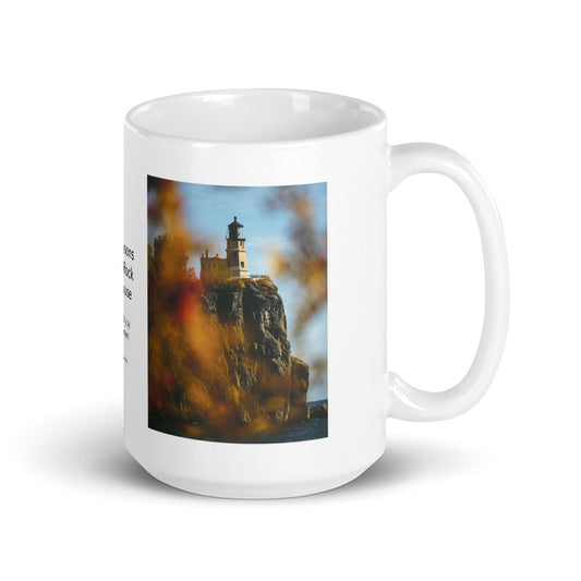 Split Rock Lighthouse in Two Seasons Mug