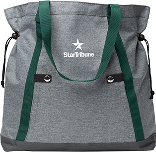 Star Tribune Zip Top Tote Bag