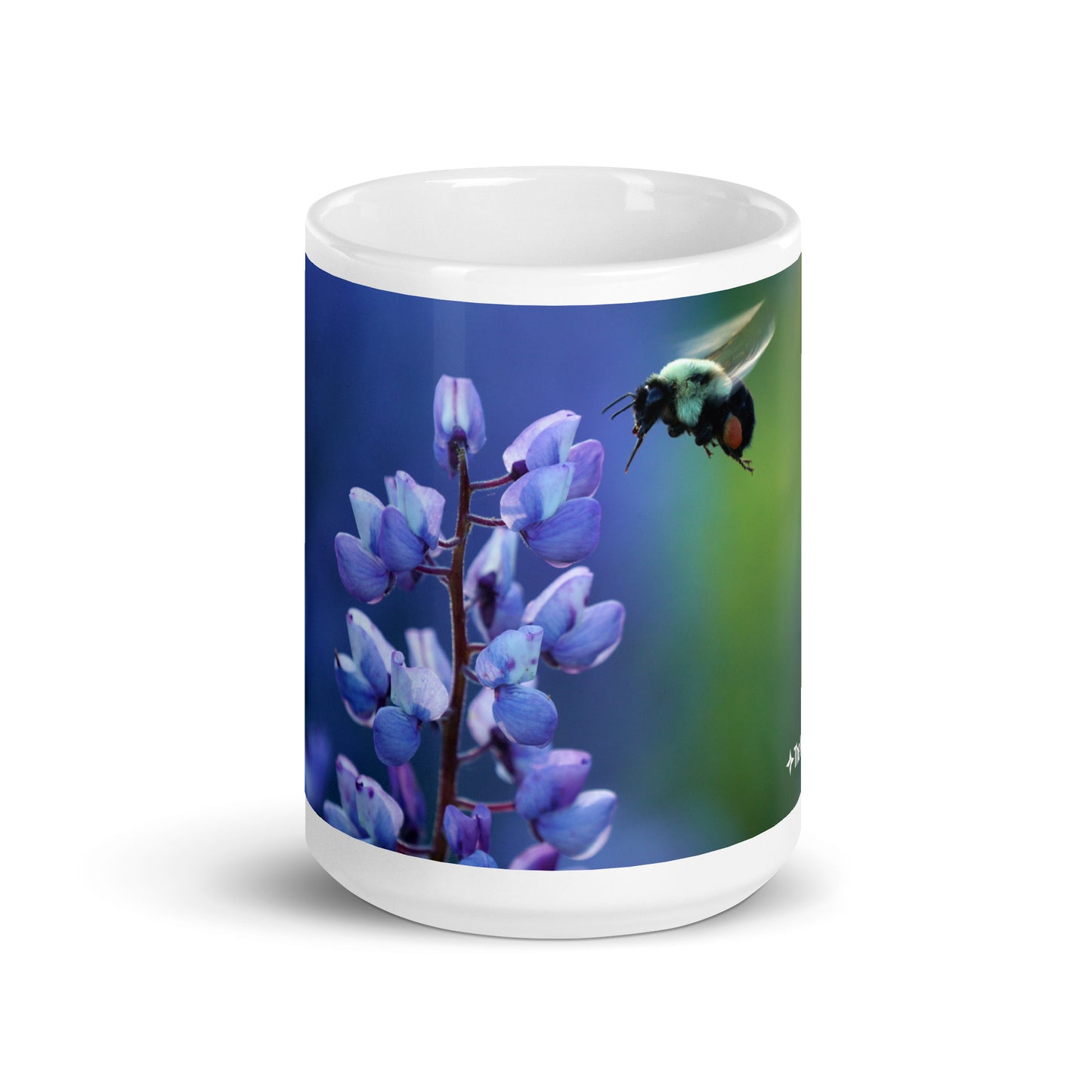 Wild Lupine and Bumblebee Mug