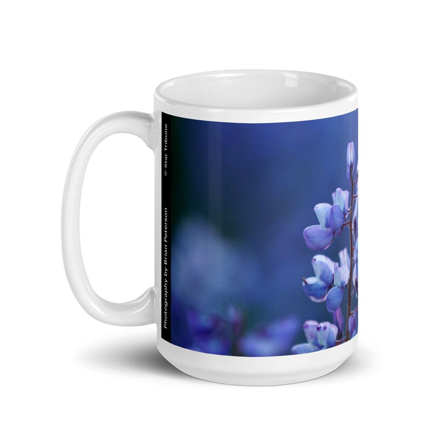 Wild Lupine and Bumblebee Mug