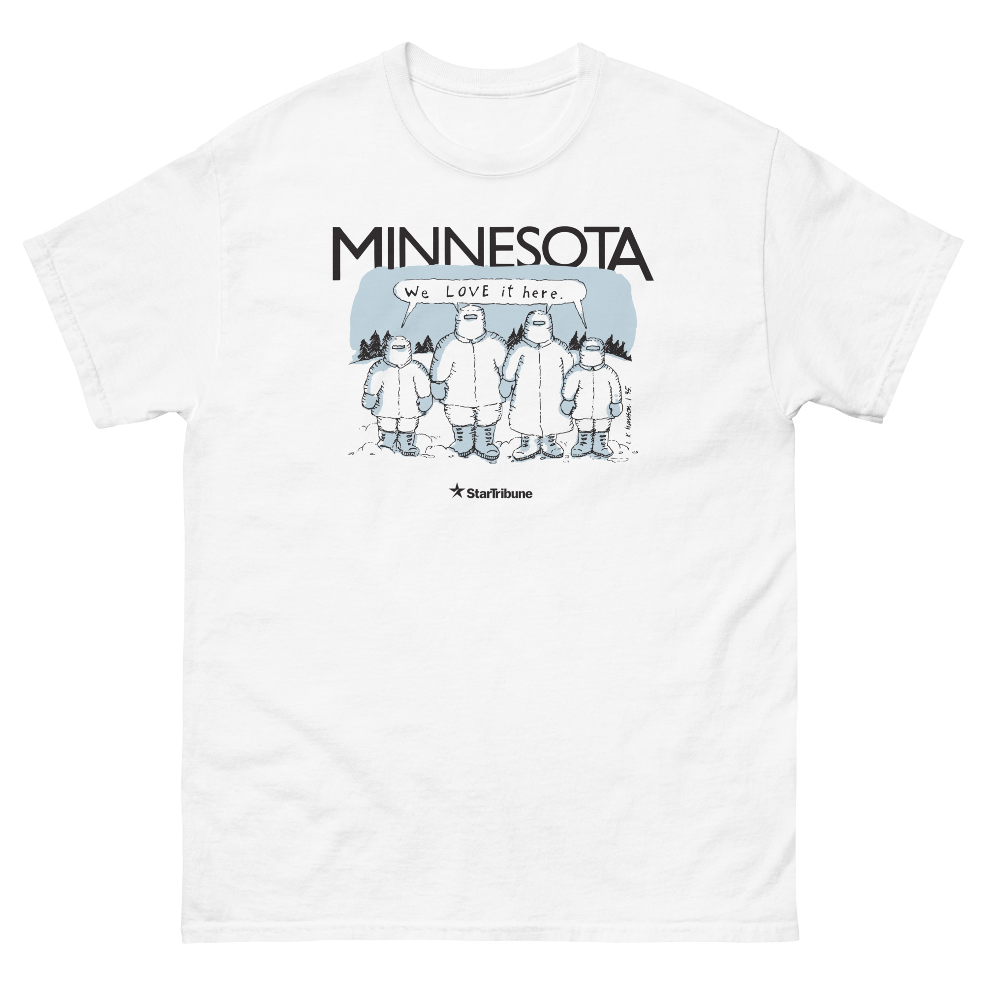 Minnesota North Stars Throwback Vintage Slim Fit White T Shirt